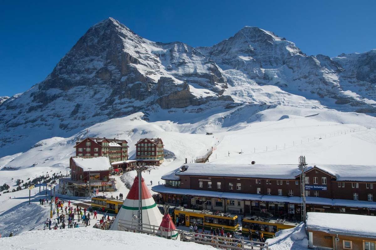 Lodge Bergrestaurant Kleine Scheidegg Buitenkant foto