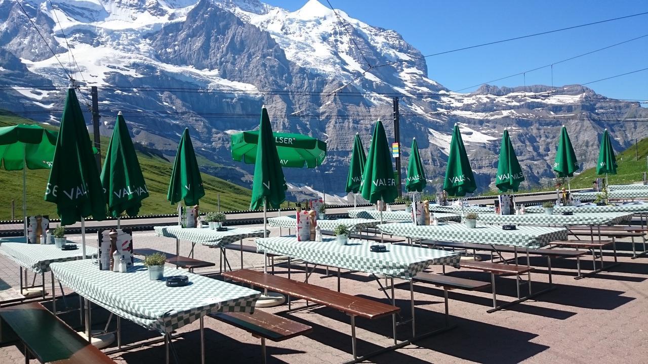 Lodge Bergrestaurant Kleine Scheidegg Buitenkant foto
