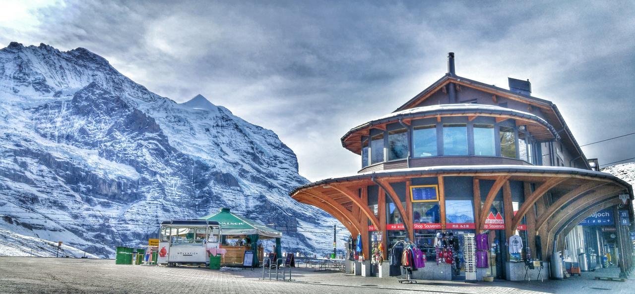 Lodge Bergrestaurant Kleine Scheidegg Buitenkant foto