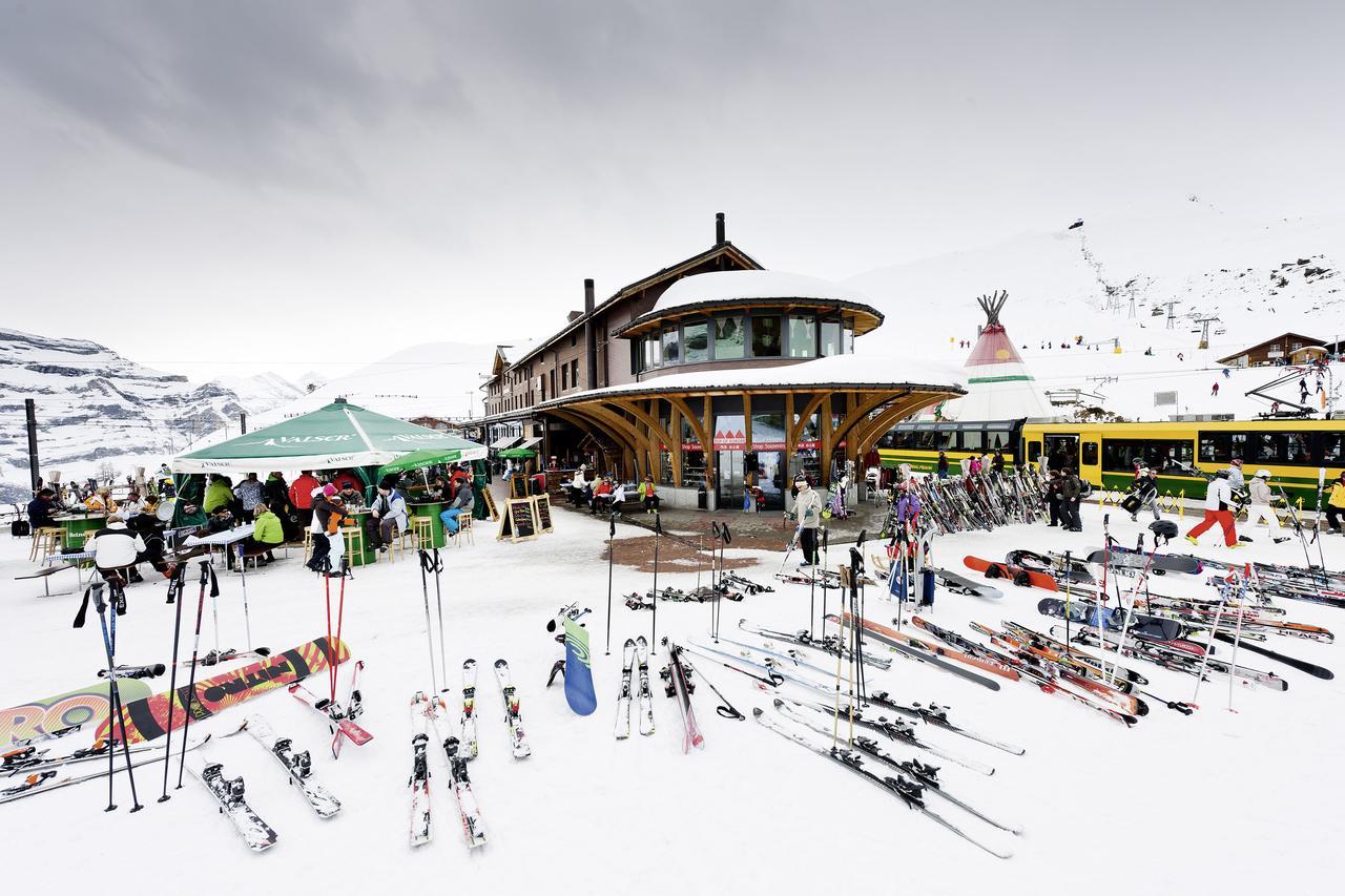 Lodge Bergrestaurant Kleine Scheidegg Buitenkant foto