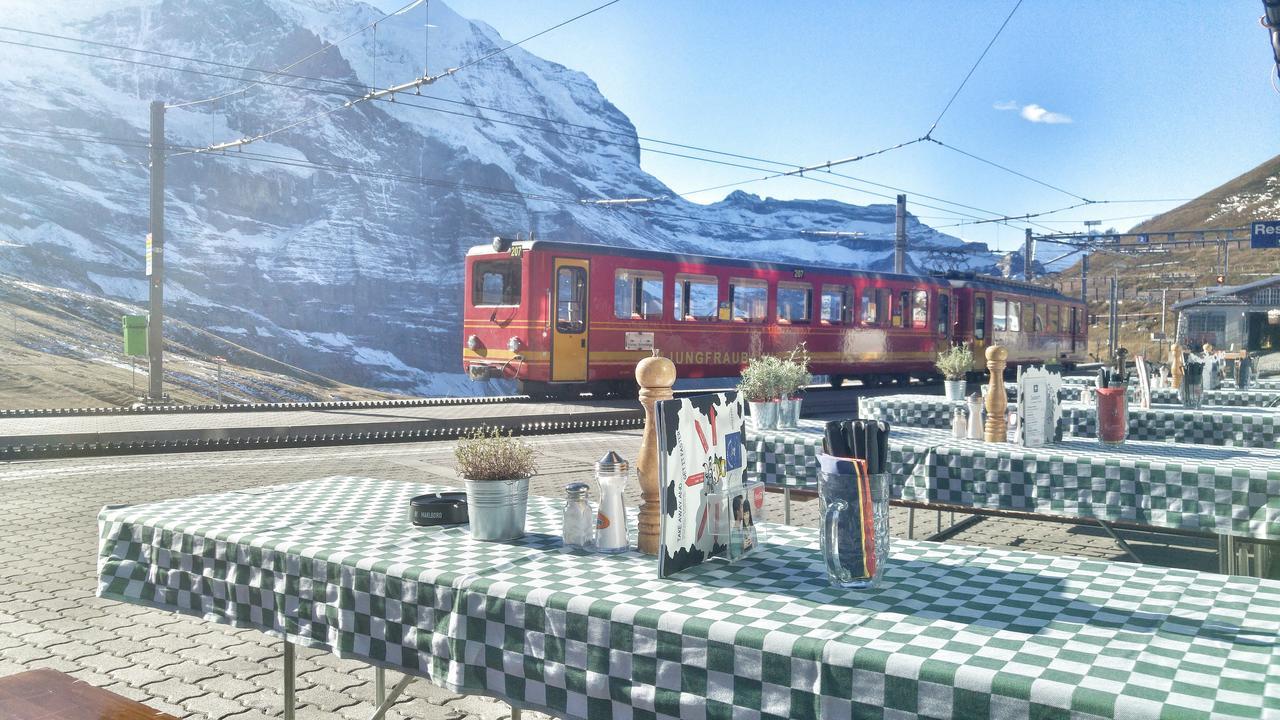 Lodge Bergrestaurant Kleine Scheidegg Buitenkant foto